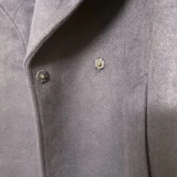 EXPRESS Navy Blue Belted Coat - Picture 5 of 7